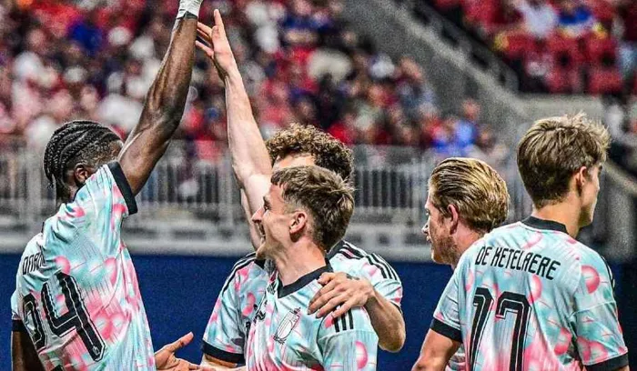 بلجيكا تفوز على أمريكا بخماسية في مباراة ودية