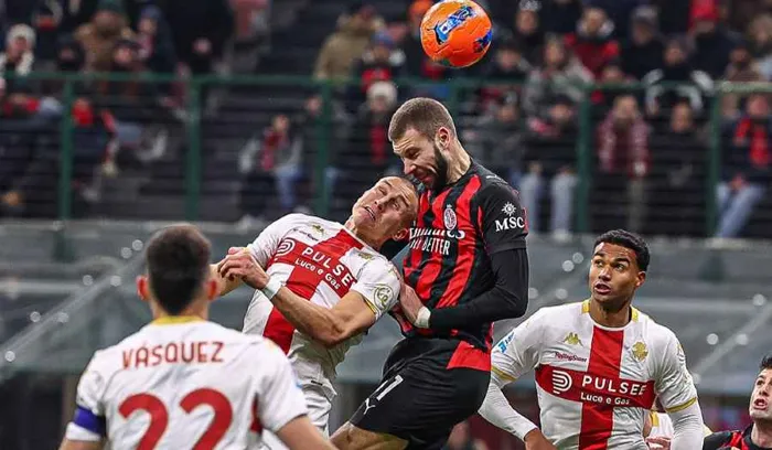 ميلان يتعادل مع جنوى في الدوري الإيطالي