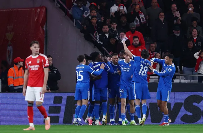 ملحق دوري الأبطال.. ريال مدريد يثأر من بنفيكا وباريس يقهر موناكو