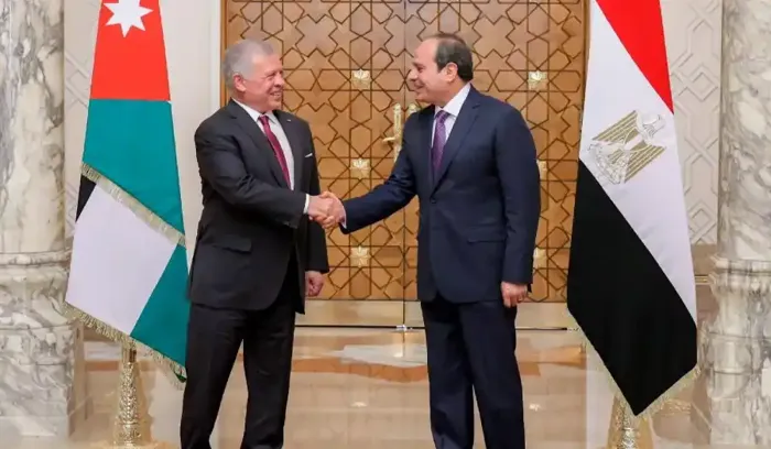 الرئيس المصري وملك الأردن يناقشان اليوم آخر المستجدات الإقليمية والدولية