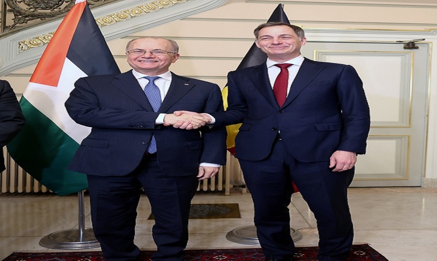 رئيسا وزراء فلسطين وبلجيكيا يُجريان مشاورات لدفع عملية السلام وتجسيد الدولة الفلسطينية