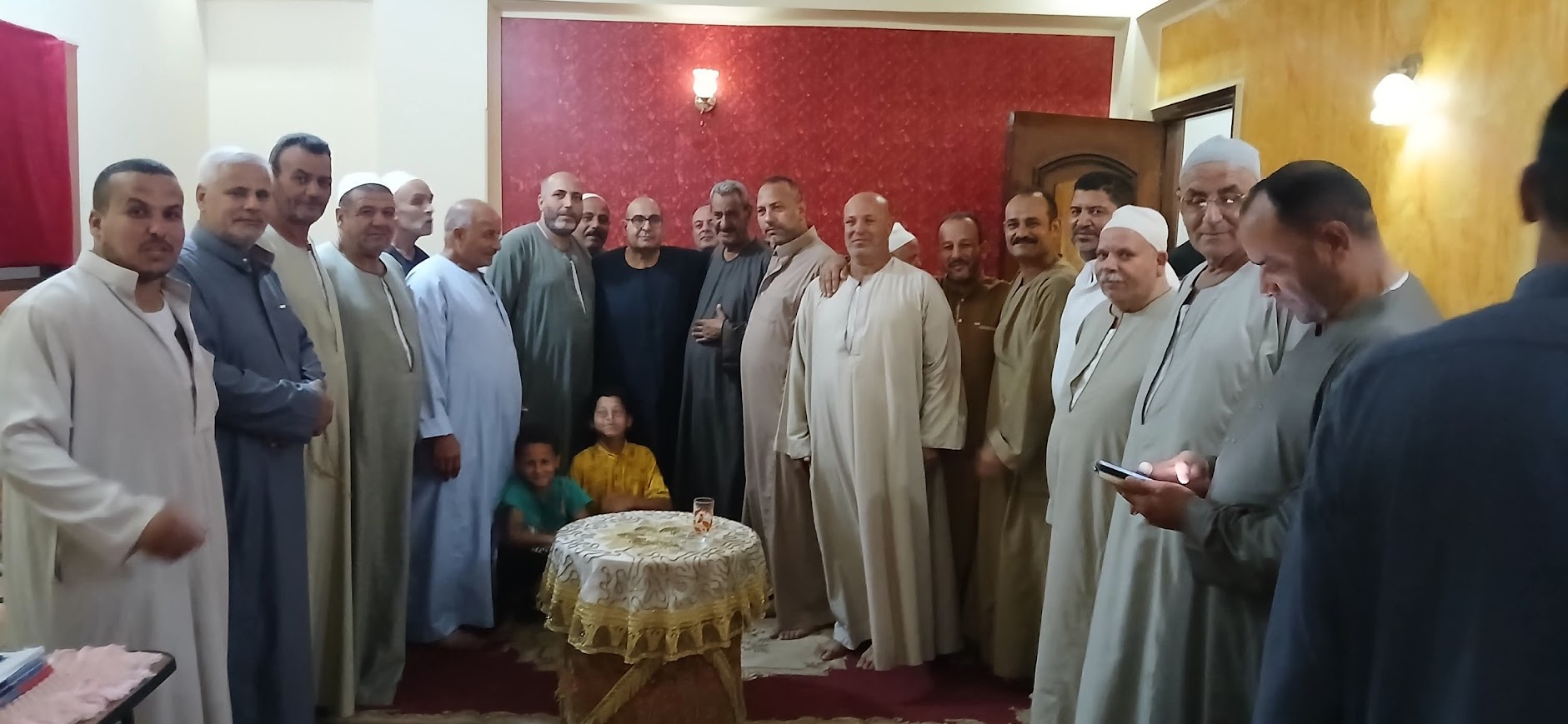 مرشح مجلس النواب المستشار  جابر حيدر يلتقى مناصريه فى كفر السابى 